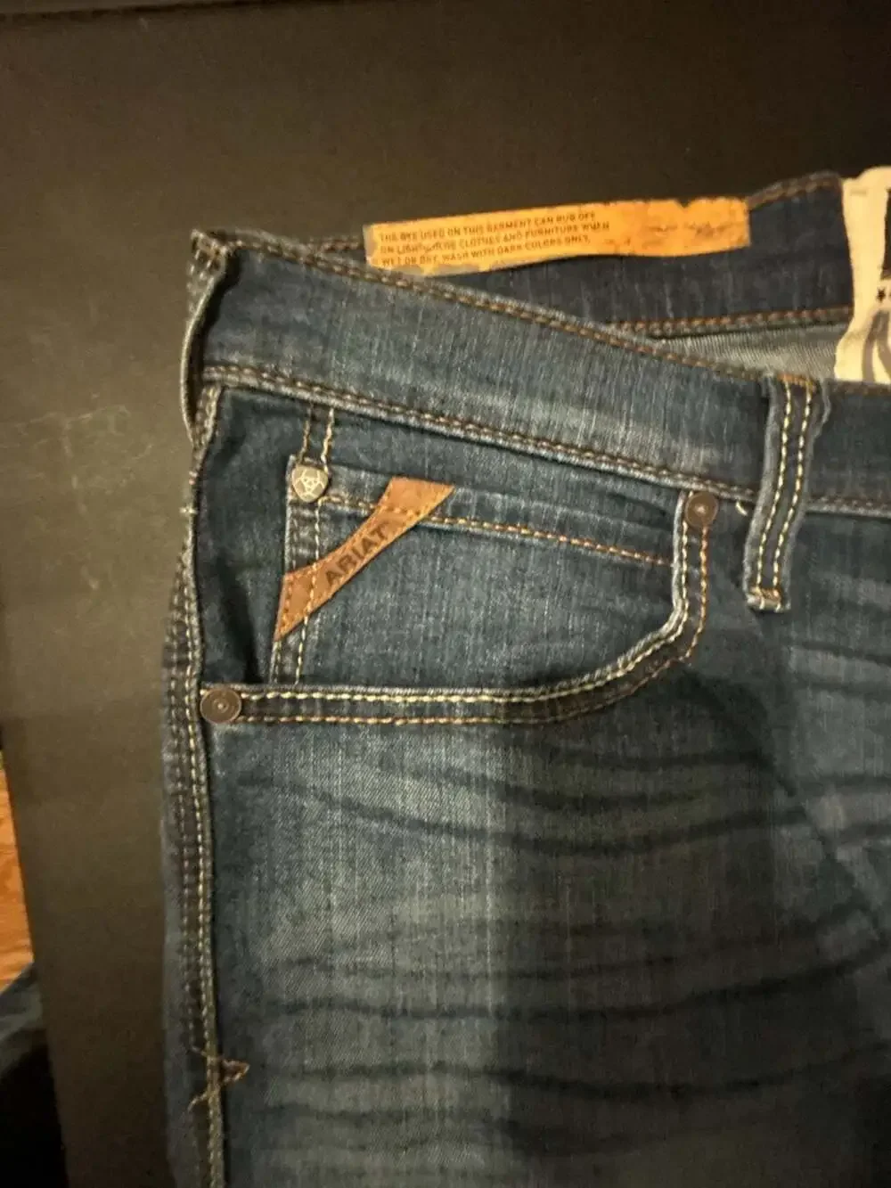Ariat M4 Low Rise Boot Cut Jeans, Men's Size 36x34